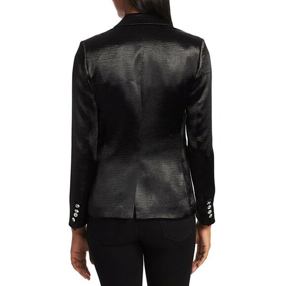 GENERATION LOVE Adele crystal button blazer black double breasted jacket XS NEW - Picture 4 of 10